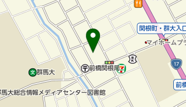 前橋市 あらまき第二児童クラブの地図画像