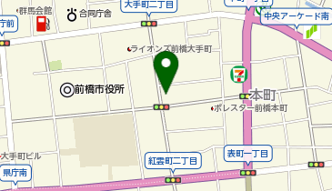 日本政策金融公庫 前橋支店総合窓口の地図画像