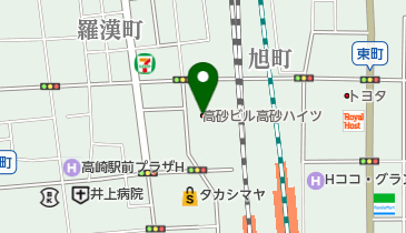 Shapes高崎店の地図画像
