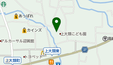 上大類珠算教室の地図画像