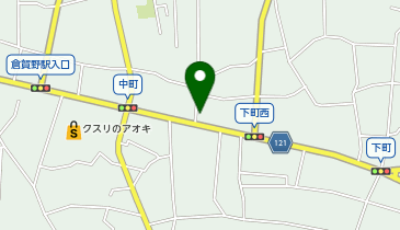 高崎市倉賀野古商家おもてなし館の地図画像