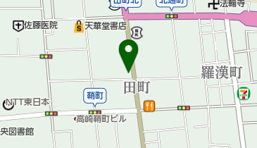 iphone修理Service高崎店の地図画像