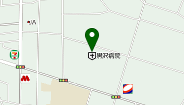 黒沢病院の地図画像