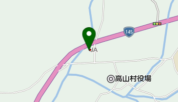 あがつま農協 高山支店の地図画像