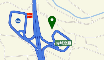 赤城高原サービスエリア上り線並木の地図画像