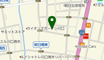 山野自動車株式会社の地図画像