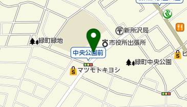 所沢市立 新所沢公民館の地図画像