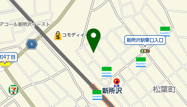 リーベ・フリーデン新所沢店の地図画像