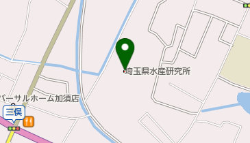 埼玉県 水産研究所の地図画像