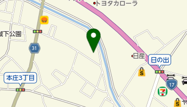 本庄市 本庄公民館の地図画像