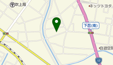 東種苗店の地図画像