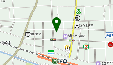 ホリデイスポーツクラブ深谷の地図画像