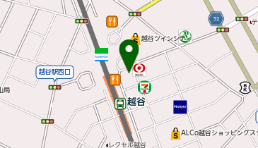 越谷市葬儀協同組合の地図画像