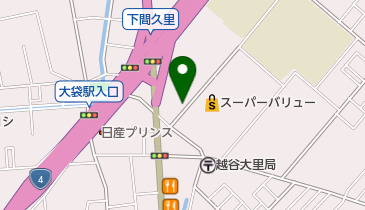 チャーム大袋店の地図画像