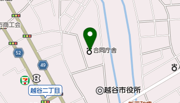 埼玉県越谷建築安全センター 建築確認担当の地図画像