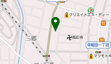 イイムラ理容の地図画像