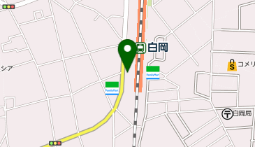 わたなべ精肉の地図画像