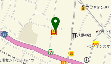 市川ゴルフアカデミーの地図画像
