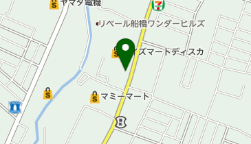 テルル船橋夏見店の地図画像