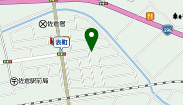 佐倉市役所 佐倉市上下水道お客様センターの地図画像
