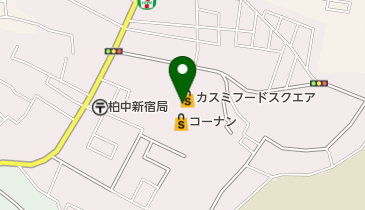 ミラコール柏中新宿店の地図画像