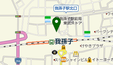 クオーレ我孫子店の地図画像