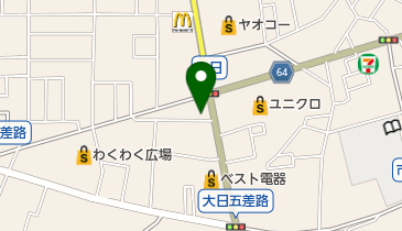 カットサロンチャレンジの地図画像