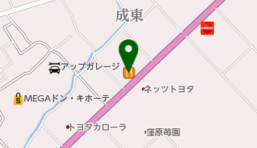 千葉鑑定団東金店の地図画像