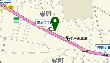 水戸義塾東原校の地図画像