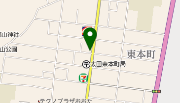 まごころ弁当太田店の地図画像