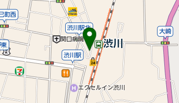 しぶかわ名産品センターの地図画像