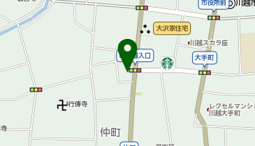 cocoro川越店の地図画像