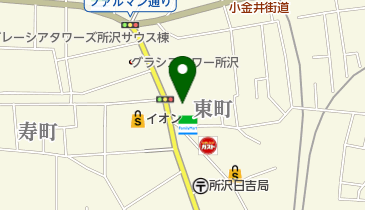 アングラン美容室の地図画像
