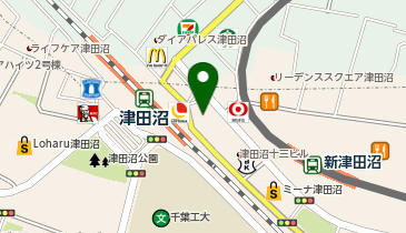 TBC津田沼店の地図画像
