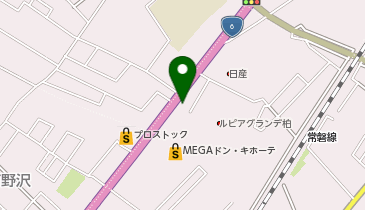フレックス株式会社ハイエース柏店の地図画像