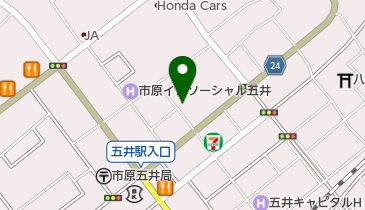 ぶれあ保育園・市原の地図画像
