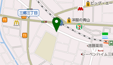 Meguヘアサロンの地図画像