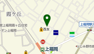 アプリ児童デイサービス上福岡の地図画像