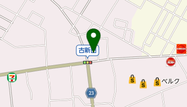 クリーニングホシノ 七本木店の地図画像