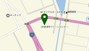 木更津市役所 クリーンセンター まち美化推進課の地図画像