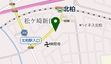 ニューハンド北柏南口店の地図画像