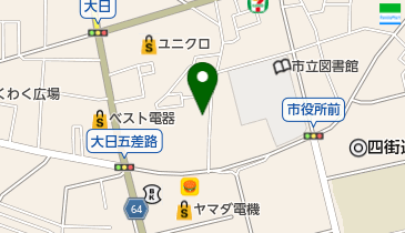 フルール美容室・理容室の地図画像