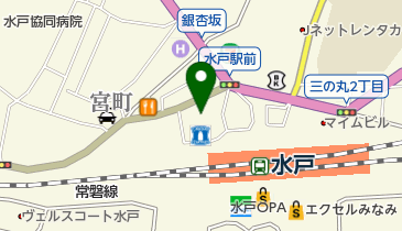 早稲田予備校水戸校の地図画像