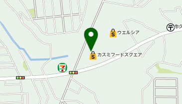うさちゃんクリーニングフードスクエア牛久刈谷店の地図画像