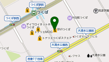 加圧トレーニングスタジオfan&rsquo;sつくば店の地図画像