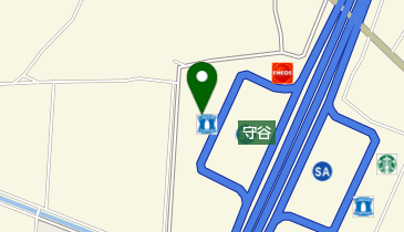 寅福守谷食堂・守谷SA下りの地図画像