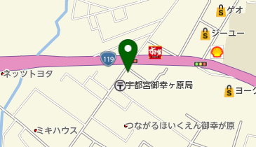 新車流通革命宇都宮北店の地図画像