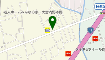大和接骨院の地図画像