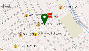こむぎ接骨院の地図画像