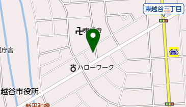 福祉葬祭メモリアルルーム越谷の地図画像